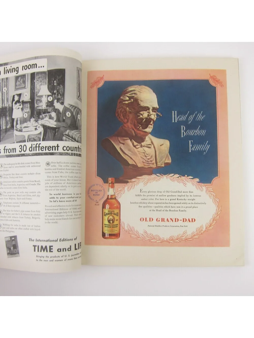 Vintage FORTUNE Magazine July 1947 Bank of America, Hochschild, Yachting, Circus